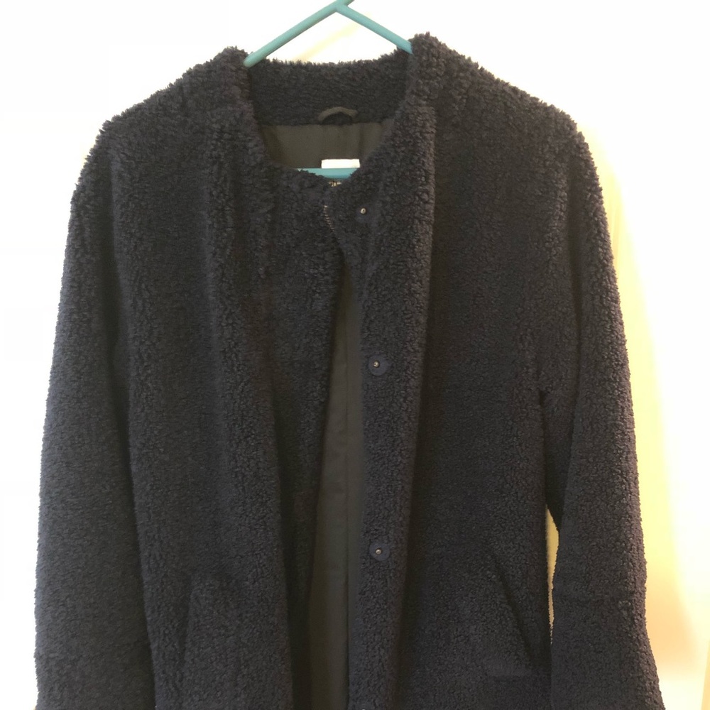Knee length fuzzy gap winter coat!